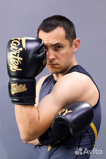 Боксерские перчатки Glory Fairtex bgvg Black