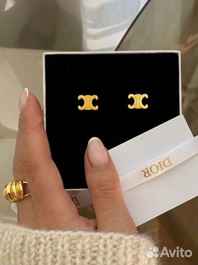 Сережки celine