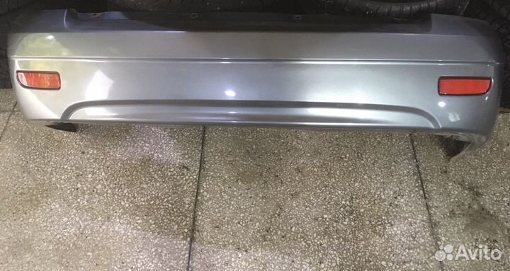 Задний бампер priora 1 хэтчбек Кварц
