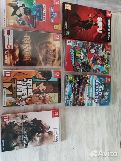 Игры на Nintendo switch Mario GTA Risen Sifu