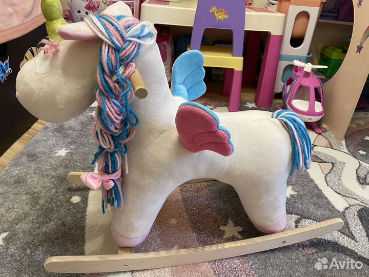 Качалка детская единорог