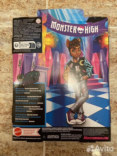 Новый Monster High Clawd Wolf