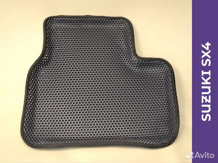 EVA коврики для suzuki SX4 3D с бортами