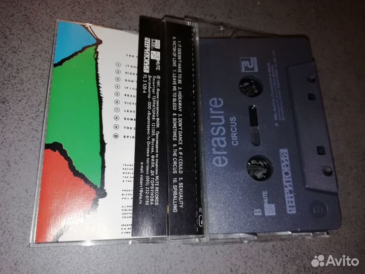 Erasure - The Circus 1997 FeeLee кассета NM