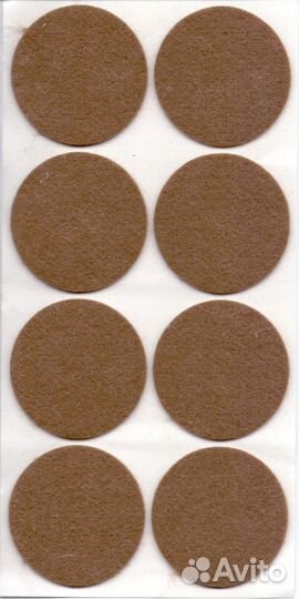 Самоклеящиеся подпятники под ножки на войлочной ос