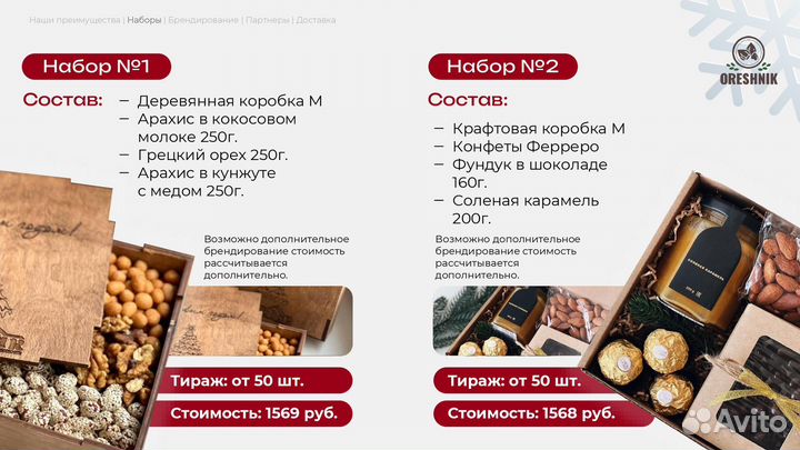 Подарочные наборы / корпоративные подарки / подарк