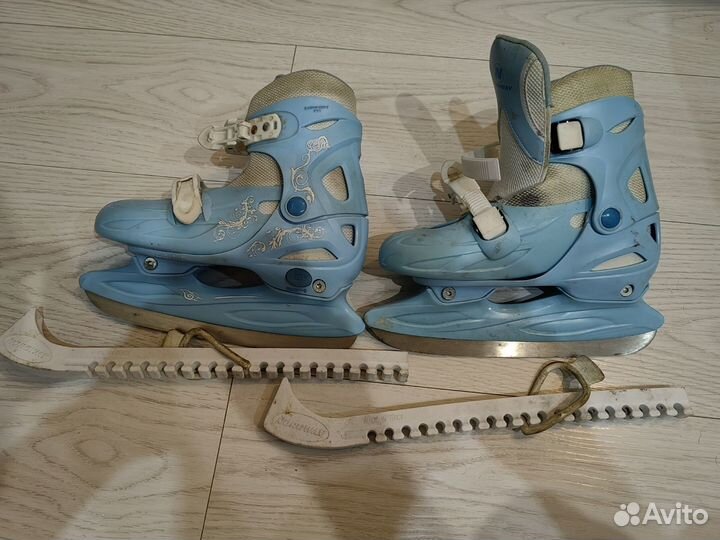 Коньки детские раздвижные 34 37