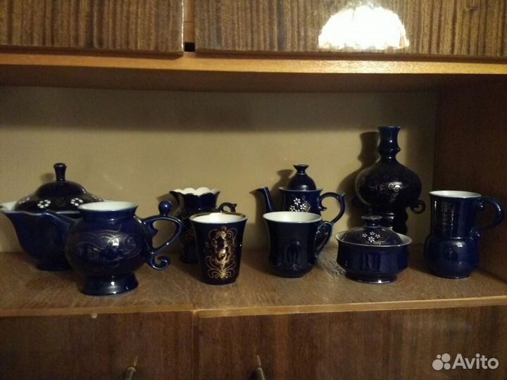 Кобальтовая посуда