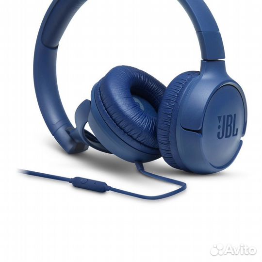 Наушники накладные проводные JBL Tune 500 синие