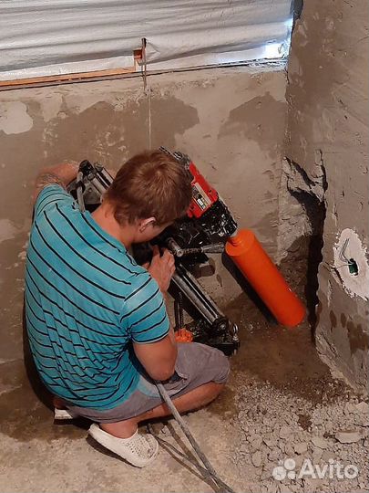 Алмазное сверление отверстий Бурение профессионалы