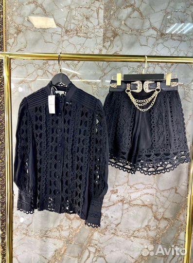 Костюм двойка шелковый Zimmermann