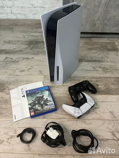 Sony Ps5 с дисководом 2 гейм 450 игр