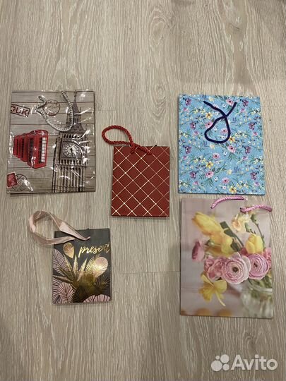 Подарочные пакеты (5 шт)
