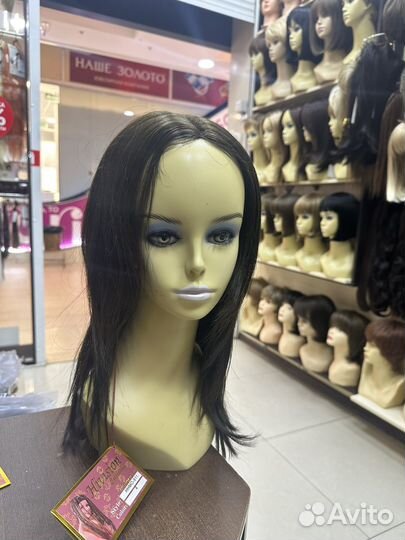 Парик натуральный без челки