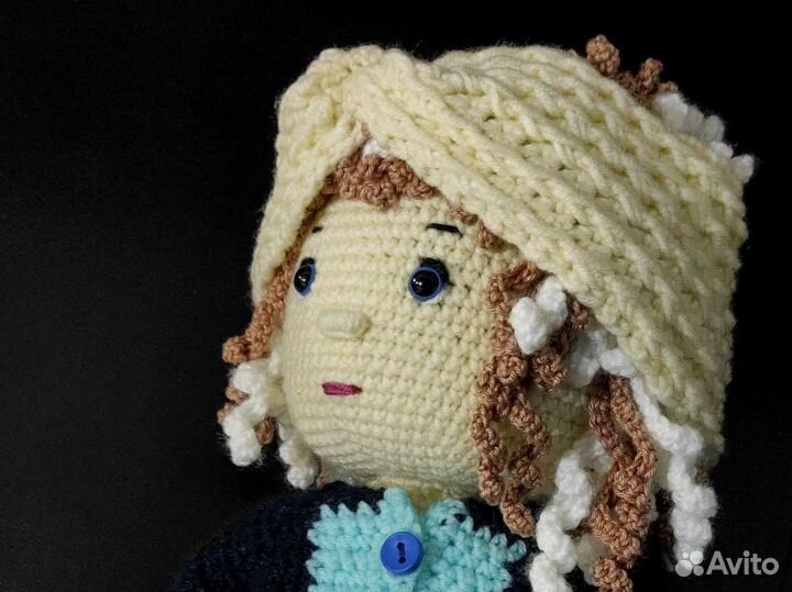 Кукла вязаная игрушка ручная работа новая барби