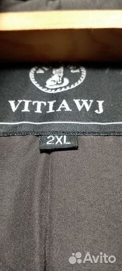 Шуба из экомеха женская 48