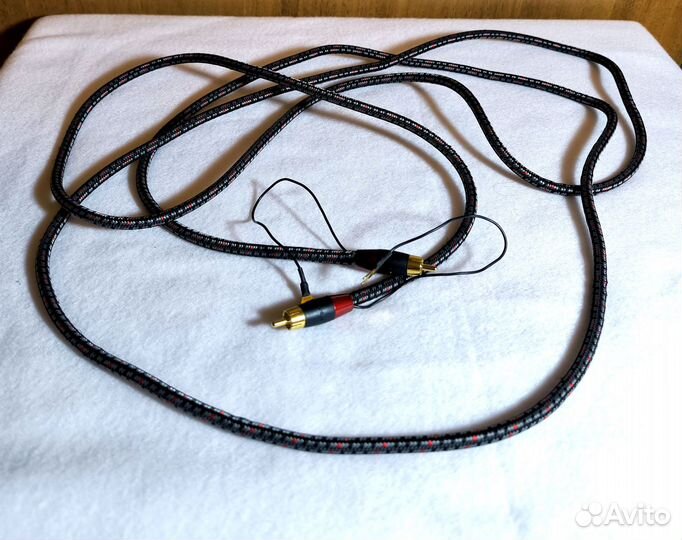 Сабвуферный провод Audioquest Sub-X 3.0m, Gold+Svr