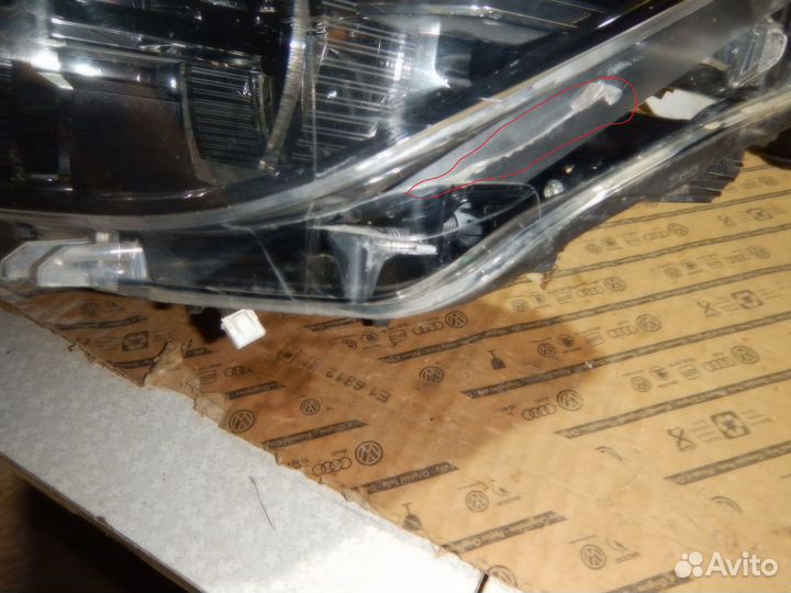 Фара левая бмв 3 F30 рестайл LED