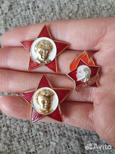 Значки СССР Ленин