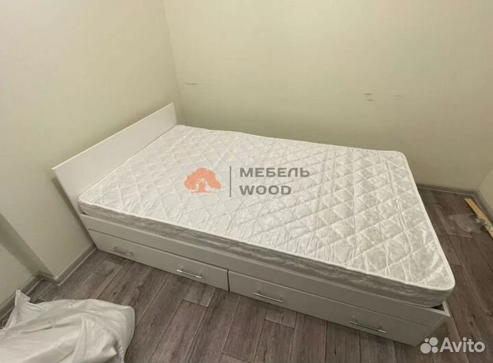 Кровать 90х200 с ящиками