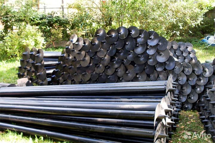 Винтовые сваи, свайный фундамент