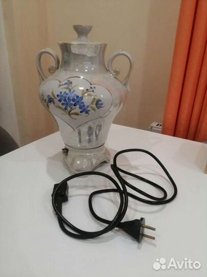 Самовар электрический фарфоровый