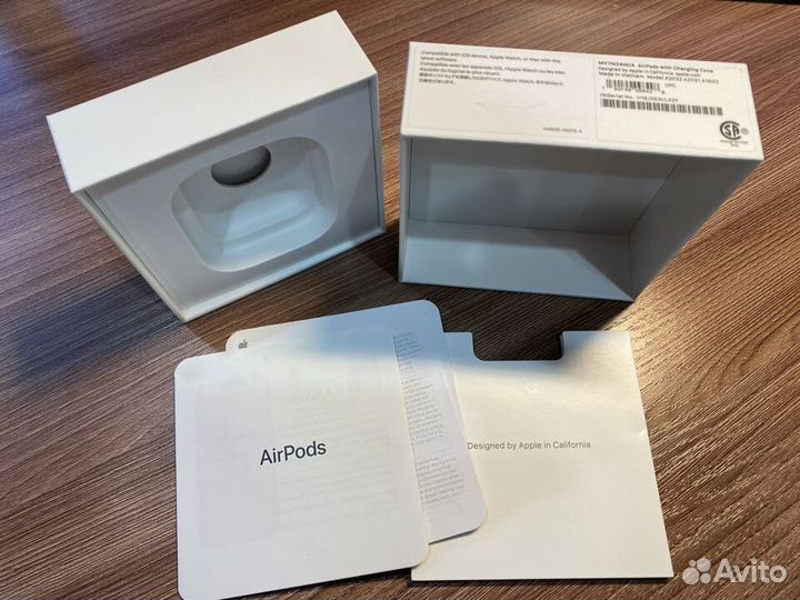 Коробка от apple airpods 2