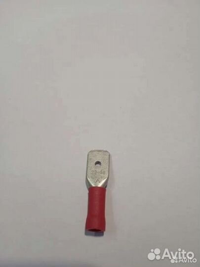 Разъем плоский рпи-П 1.5- (6.3) красный