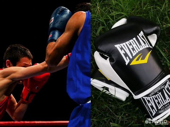 Боксёрские перчатки разных размеров