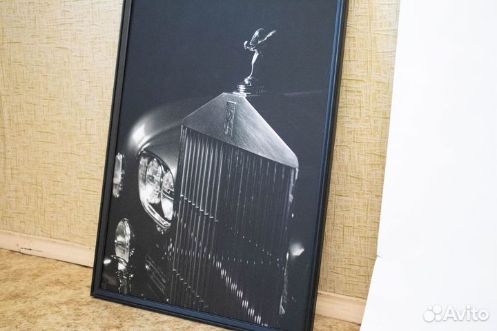 Постер картина с ретро автомобилем 52х73 см