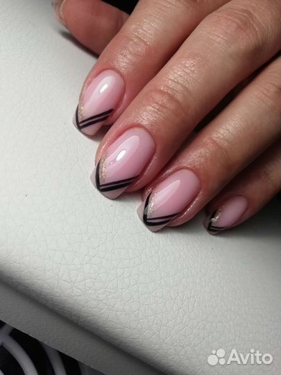 Покрытие гель лаком, наращивание