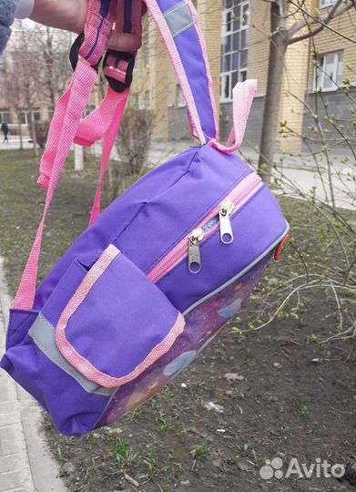 Мигающий рюкзак для девочки