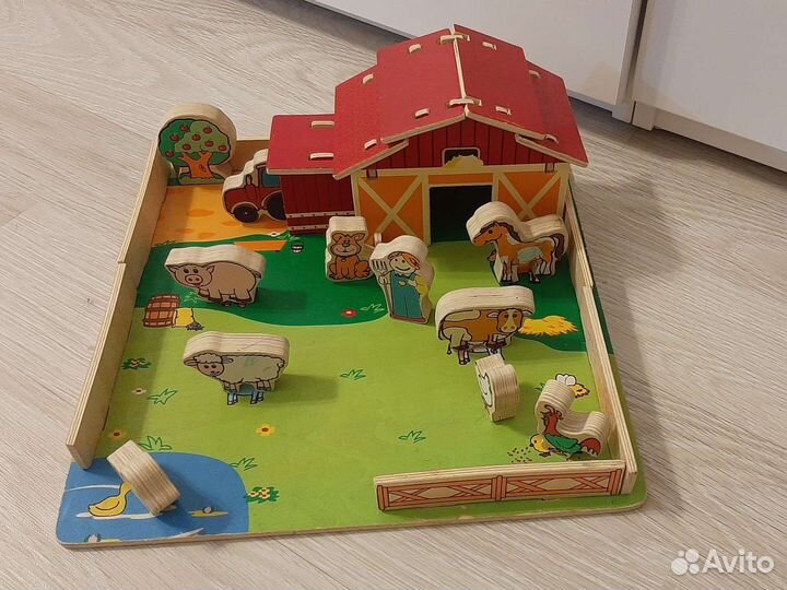 Игрушка Ферма деревянная