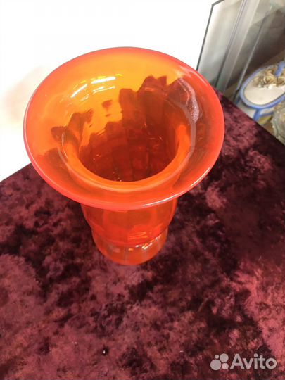 Ваза цветное стекло СССР