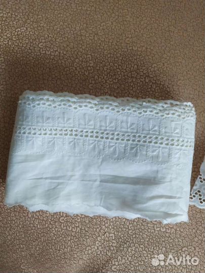 Кружево шитье на батисте СССР