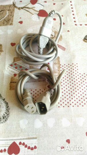 Кабель монитора. Кабель питания