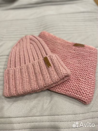 Шапки вязаные на девочку, снуды, вещи пакетом