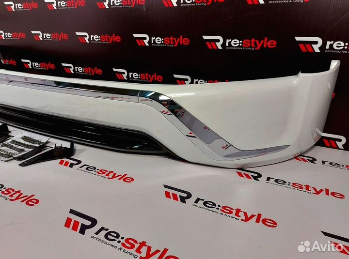 Губа передняя Toyota Land Cruiser 200 3м c16г ksPt