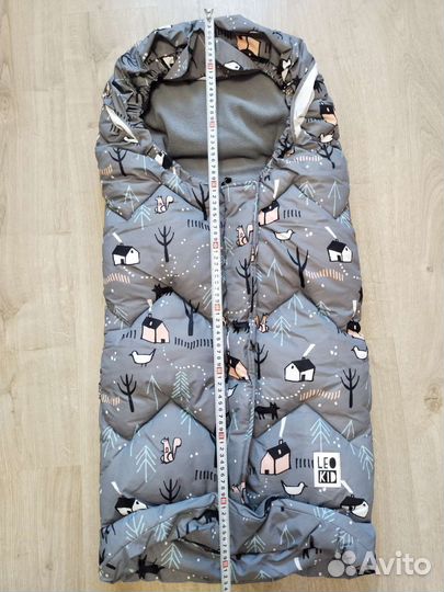 Зимний конверт в коляску б/у