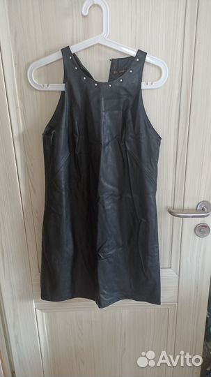 Платье кожзам Zara