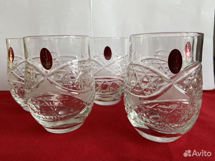Набор стаканов хрусталь