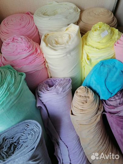 Велюр хлопковый ткань