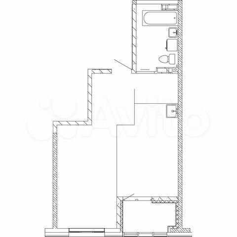 1-к. квартира, 46,8 м², 5/23 эт.