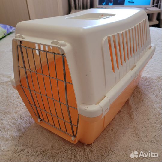 Переноска для кошек пластиковая