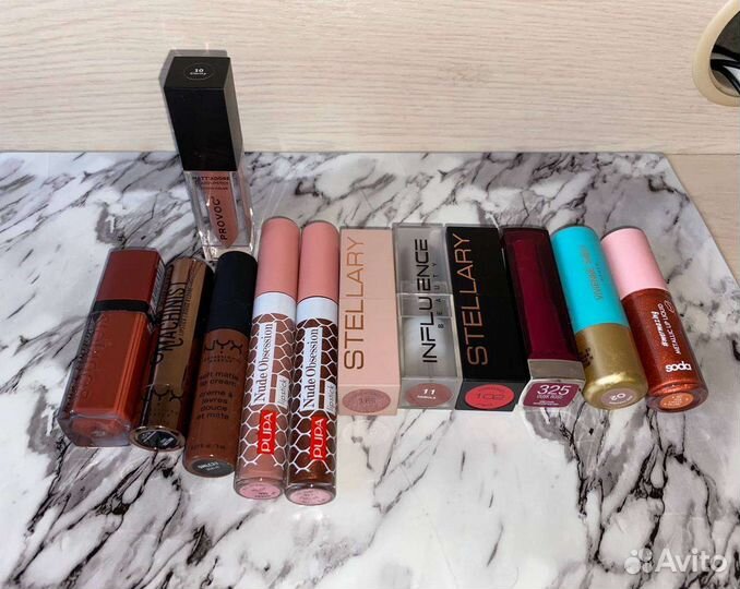 Косметика палетки помады