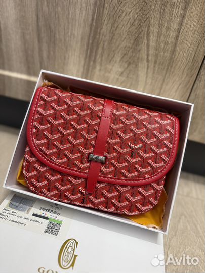 Сумка гоярд Goyard в коробке красноого и других цветов