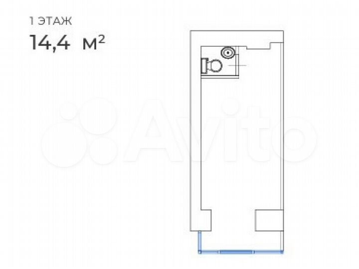 Продам торговое помещение, 14.4 м²