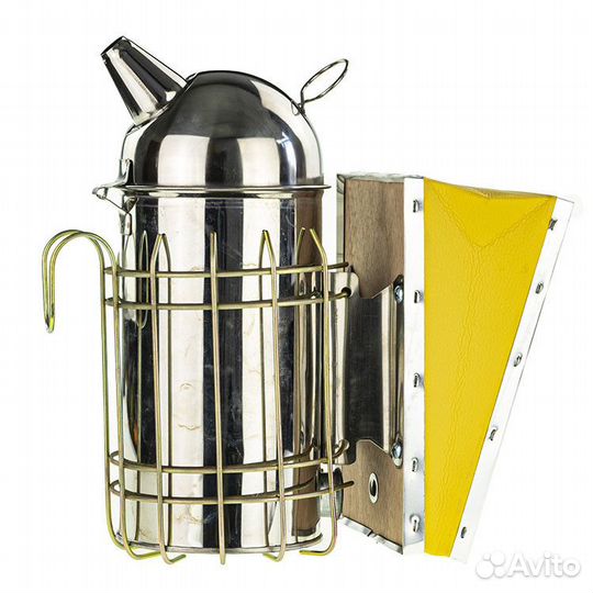 Дымарь пчеловода H255 D105 (нж., мех кожзам желт)