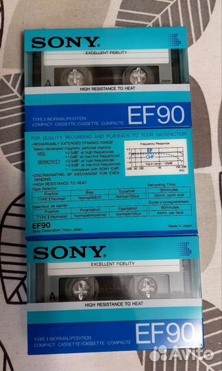 Аудиокассеты новые запечатанные tdk d90