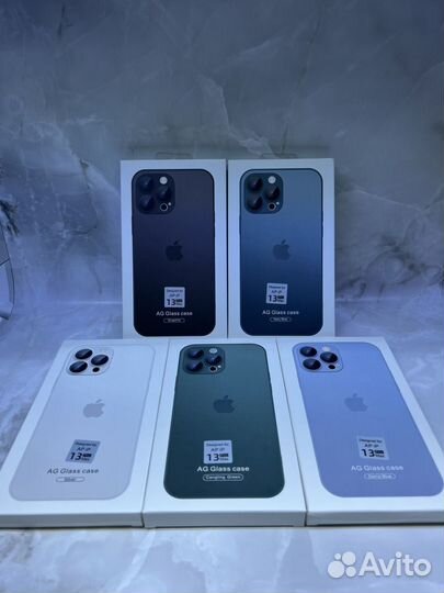 Чехол на iPhone стеклянный матовые оптом